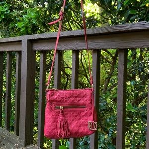 NV red mini crossbody bag